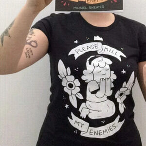 Please kill my enemies t-shirt size XL